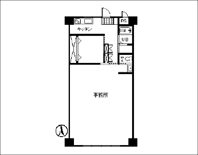 事務所間取り